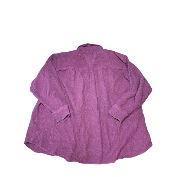 90s Canyon Guide Outfitters Maroon Red Western Button Up Shirt Mens 2XL - Picture 6 of 6